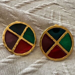 Vintage Style Geometric Earrings